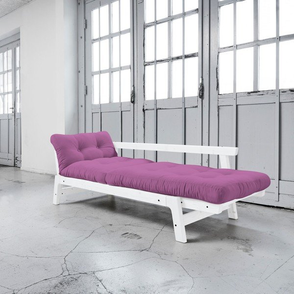 Canapea extensibilă Karup Step White/Taffy Pink-image-3