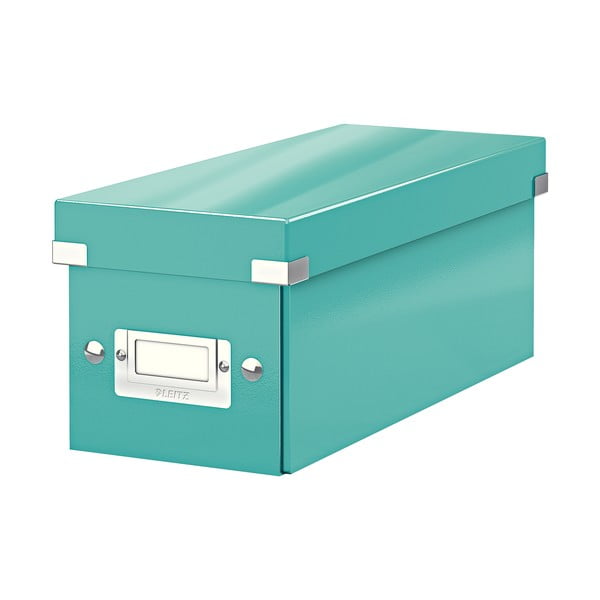 Cutie de depozitare verde/turcoaz din carton cu capac 14x35x14 cm Click&Store – Leitz