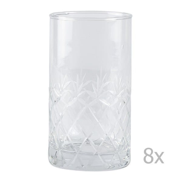 Set 8 pahare Villa Collection Glass, 250 ml