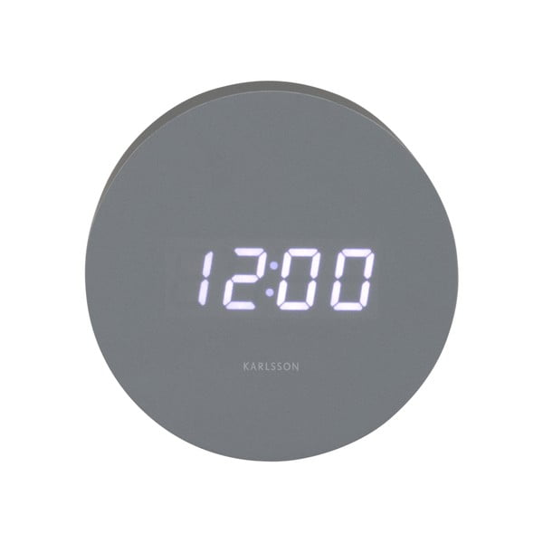 Ceas deșteptător digital ø 9 cm Spry Round – Karlsson