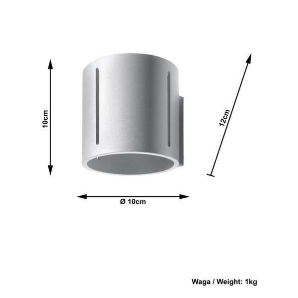 Aplică Sollux Vulco, gri -image-4