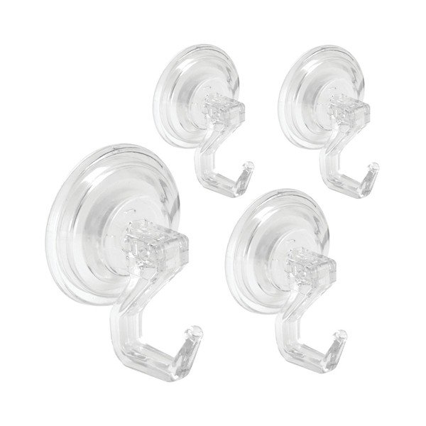 Set 4 cârlige cu ventuză iDesign Power Lock-image-1