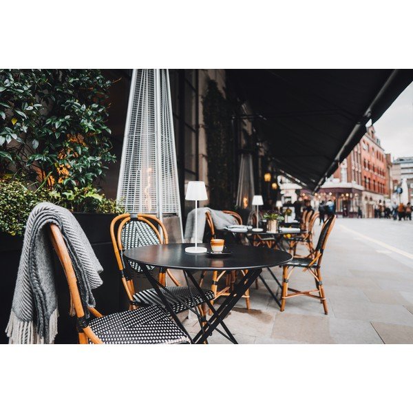 Veioză albă LED cu intensitate reglabilă cu abajur din metal (înălțime 34 cm) Cosenza 2.0 – Fischer & Honsel-image-1