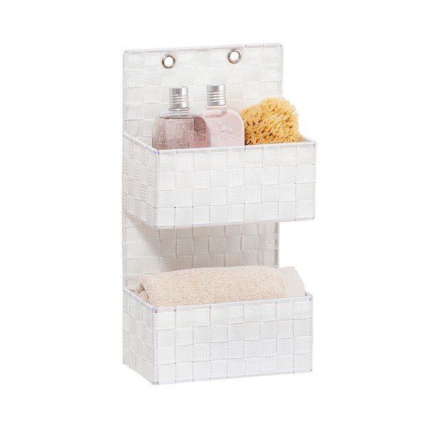 Organizator dublu pentru baie Wenko Adria, alb-image-3