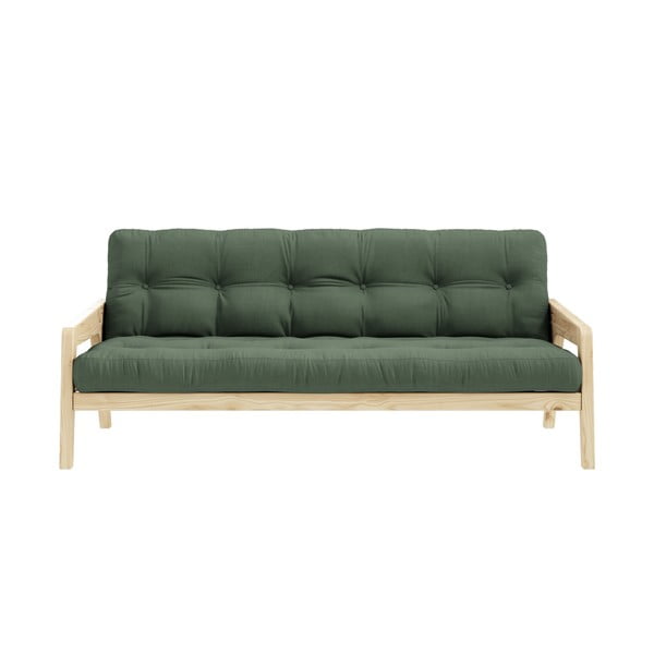 Canapea extensibilă verde 204 cm Grab - Karup Design