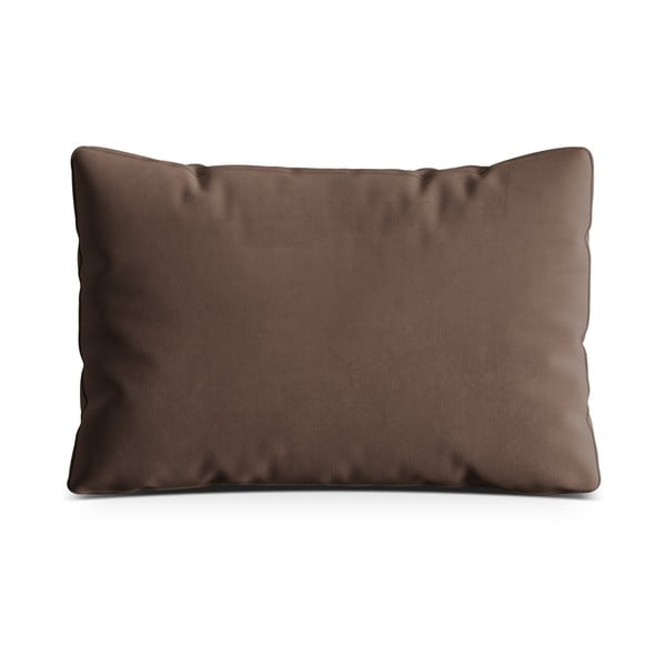 Pernă pentru canapea maro cu tapițerie din catifea Kemi – Cosmopolitan Design