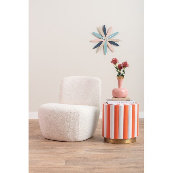 Măsuță auxiliară rotundă din metal ø 40 cm Candy Swirl – Leitmotiv-image-2