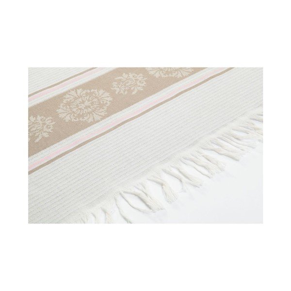 Prosop hammam Deco Bianca Loincloth Beige Stripe, 80 x 170 cm, maro - bej deschis -image-3