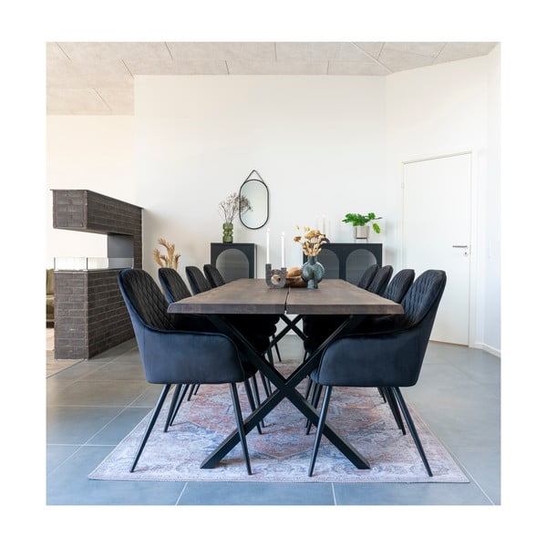 Covor albastru-portocaliu 300x200 cm Havana - House Nordic-image-1