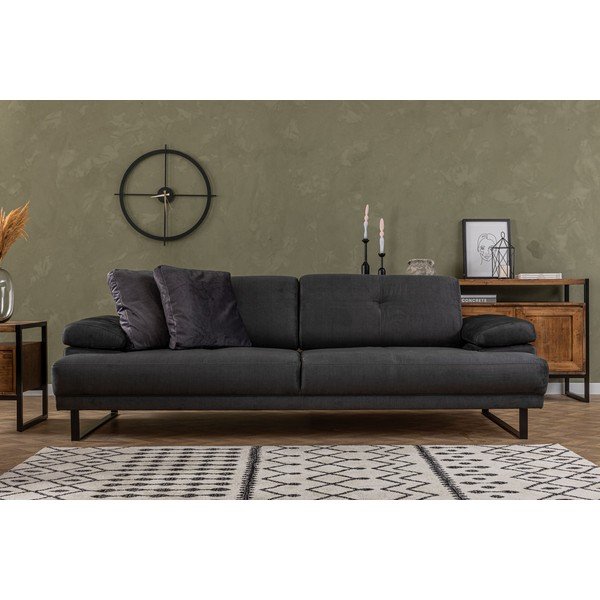Canapea gri antracit 239 cm Mustang – Balcab Home-image-1