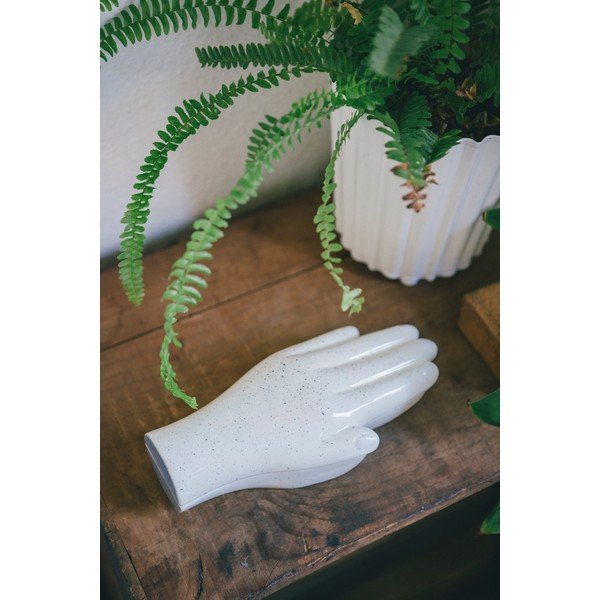 Cutie din ceramică pentru bijuterii DOIY Hand, 23 x 11 cm-image-3