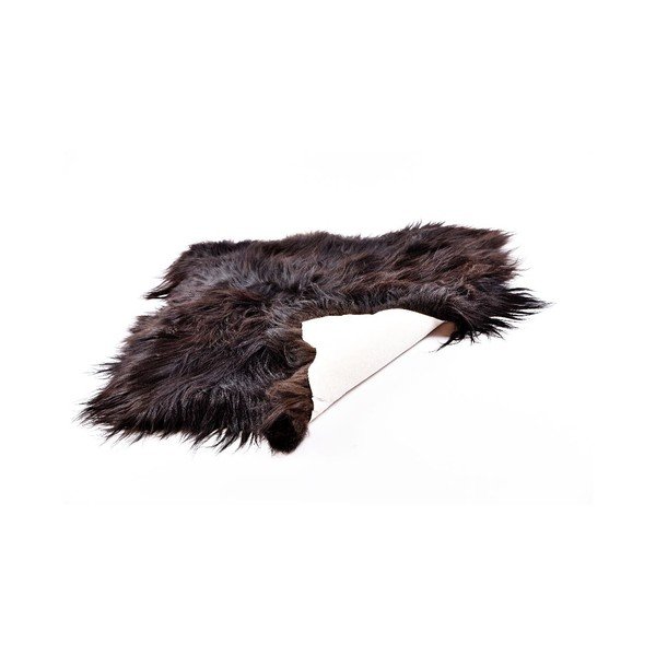 Covor din blană cu fir lung Blacky, 90x80 cm-image-3