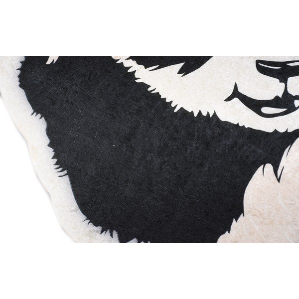Covor pentru copii negru-alb ø 120 cm Cuddly Panda – Vitaus-image-2