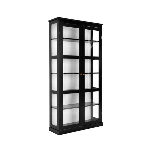 Vitrină neagră din MDF 98x193x34 cm Wilma – Ellos Home