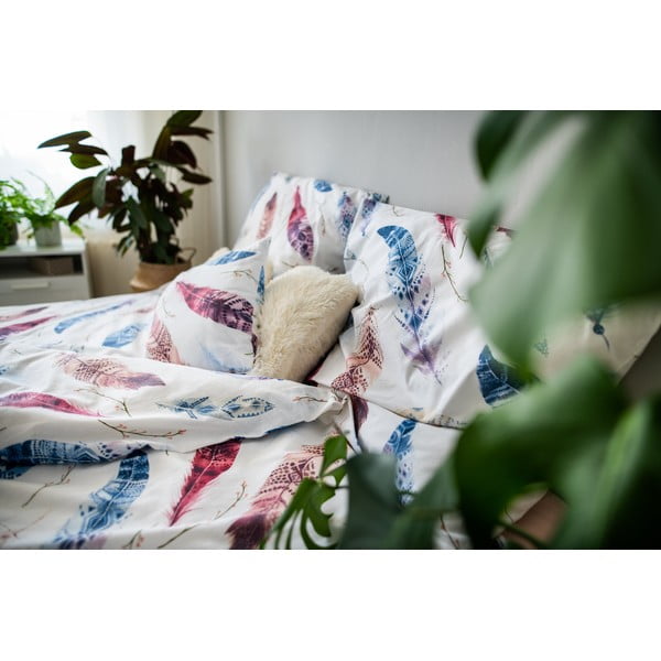 Lenjerie de pat din bumbac pentru pat de o persoană 140x200 cm LP Dita Piume – Cotton House-image-4