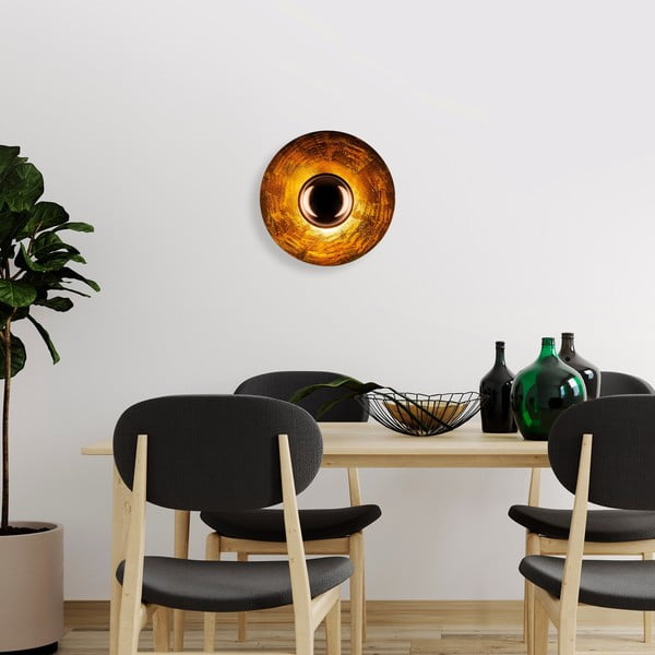Aplică de perete arămie ø 38 cm Kurt – Opviq lights-image-1