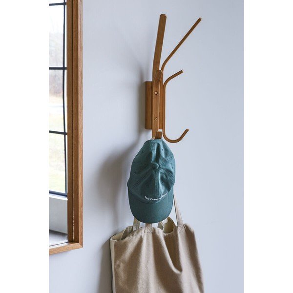 Cuier de perete lemn din bambus Flex – Hübsch-image-1