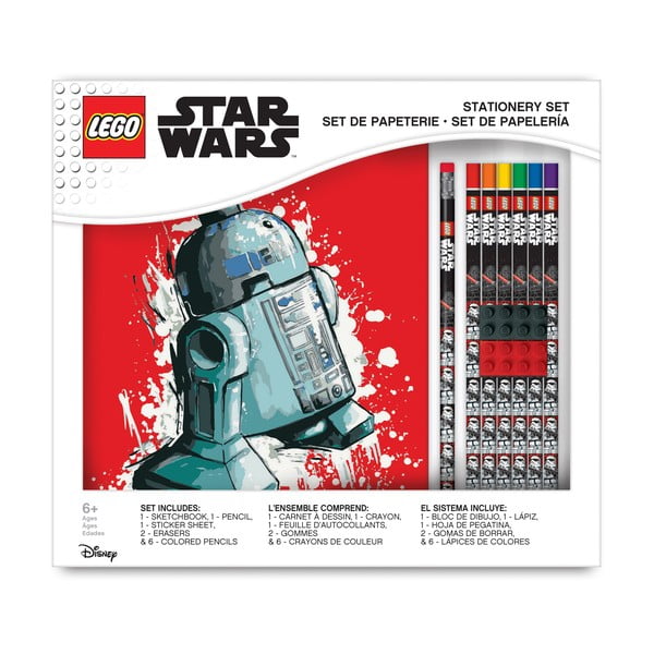 Set caiet cu articole de papetărie LEGO® Star Wars
