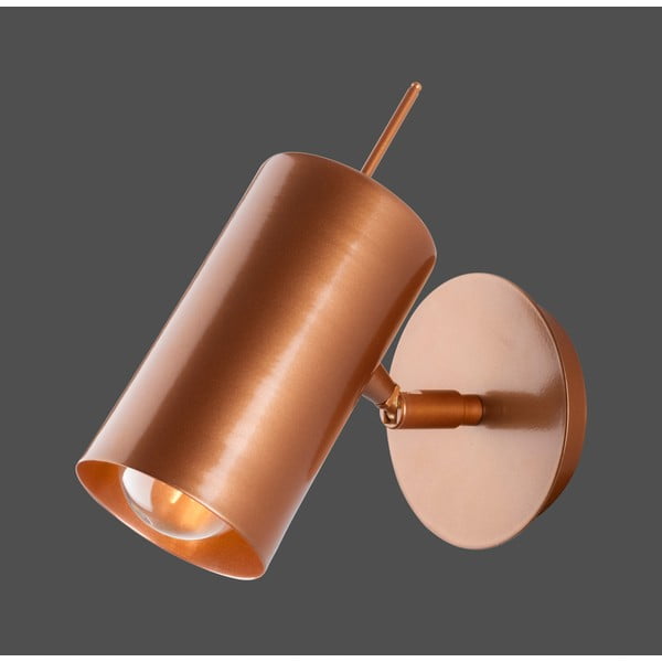 Aplică de perete Squid Lighting Geo, înălțime 16 cm, arămiu-image-1