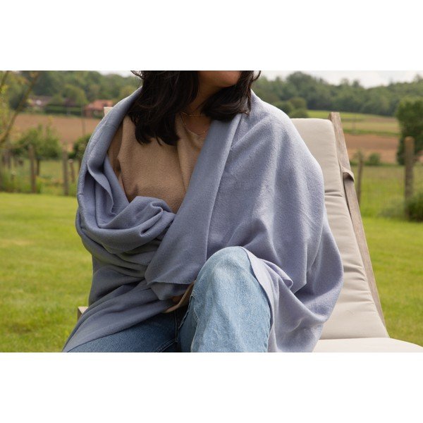 Pătură albastră din polar/fleece 130x160 cm Riso – Tiseco Home Studio-image-1