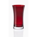 Set 6 pahare Crystalex Extravagance, 380 ml, roșu