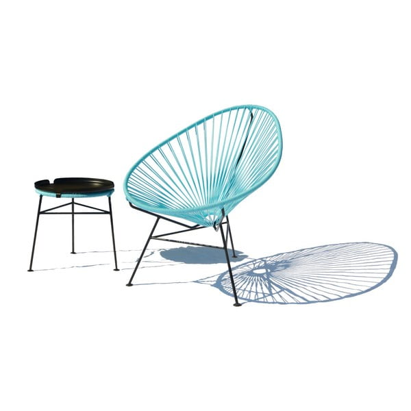 Fotoliu OK Design Acapulco, albastru deschis-image-2