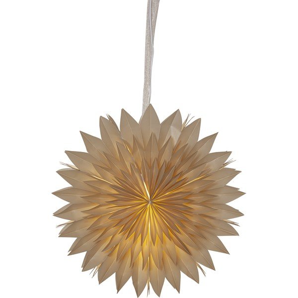 Decorațiune luminoasă de Crăciun bej ø 50 cm Dis - Star Trading-image-2