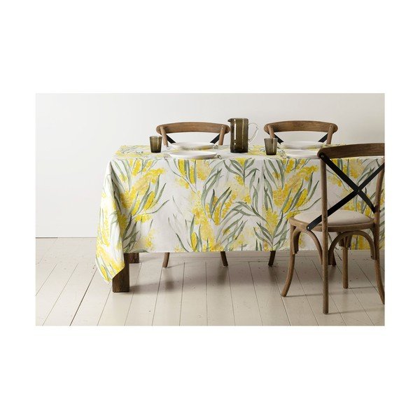 Față de masă din bumbac 160x160 cm Mimosa – Côté Table