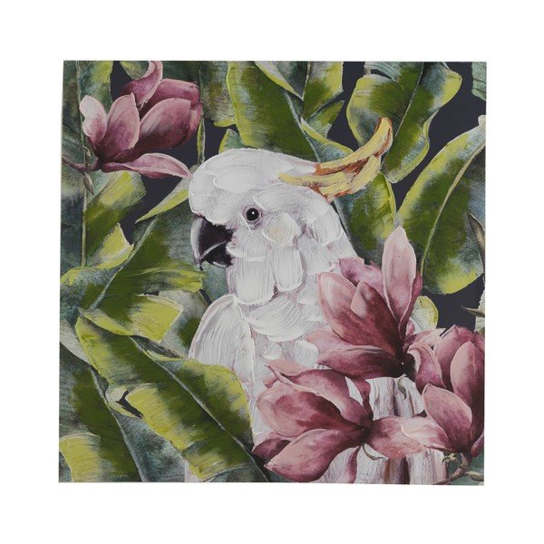 Tablou pe pânză Geese Modern Style Cockatoo Cubico, 100 x 100 cm