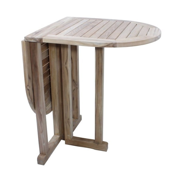 Masă pliabilă de grădină din lemn de tec Garden Pleasure Solo, 120 x 60 cm-image-1