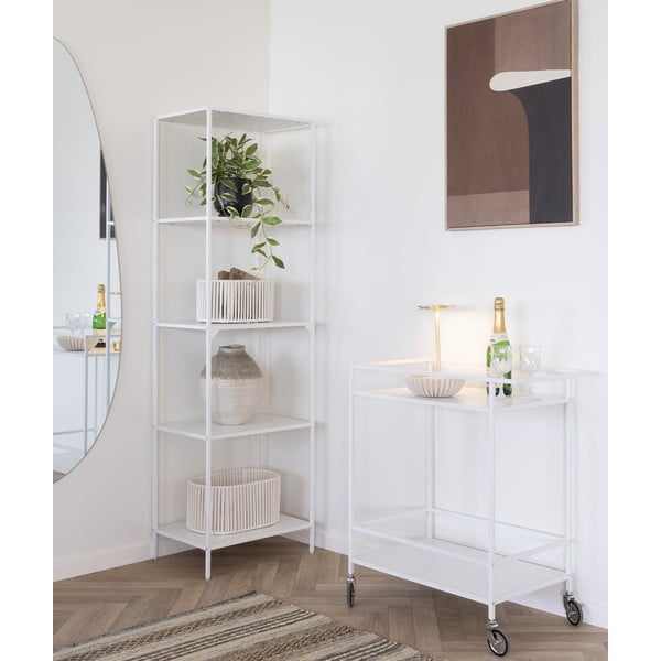 Măsuță de servire cu roți din metal 40x68 cm Vita – House Nordic-image-2