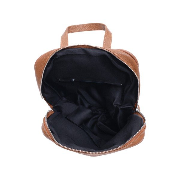 Rucsac din piele Roberta M Linda, maro-image-4