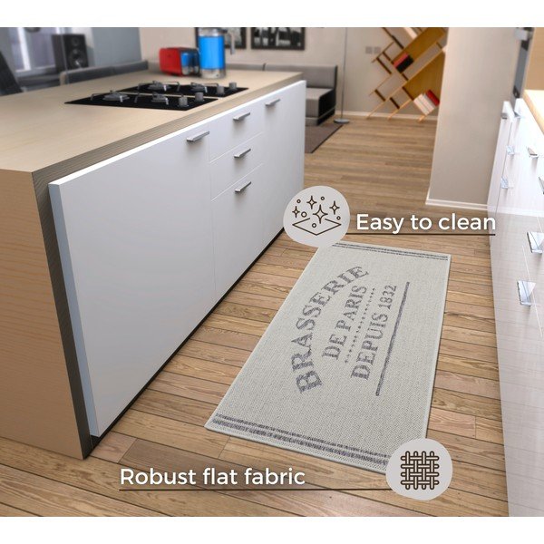 Covor tip traversă gri/crem 62x150 cm Cucina – Hanse Home-image-4