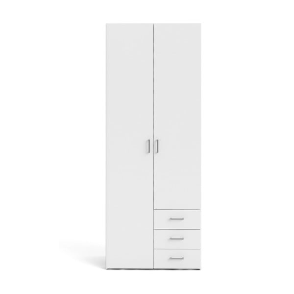 Șifonier alb 78x200 cm Space – Tvilum