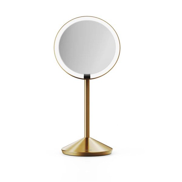 Oglindă cosmetică (mărire 5x) cu led/de mărire ø 12 cm – simplehuman