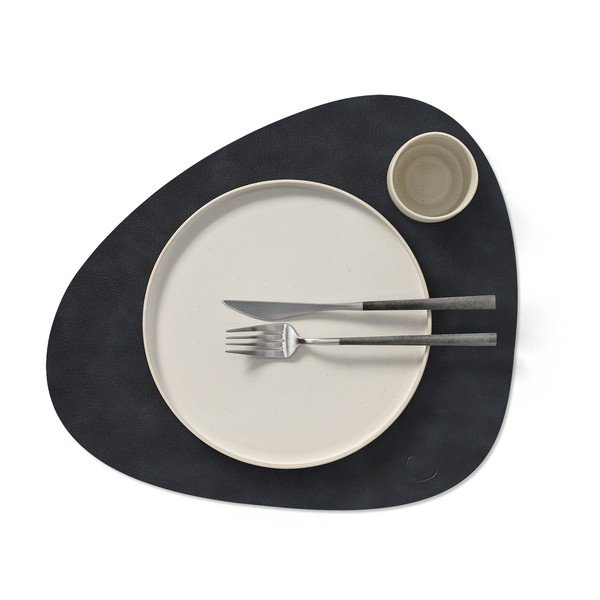 Suport pentru farfurii din piele ecologică 37x44 cm Curve L Double Cloud – LIND DNA-image-3