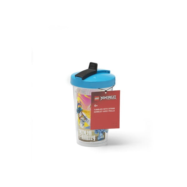 Sticlă pentru copii albastră 500 ml Ninjago – LEGO®-image-2