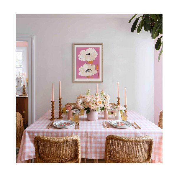 Tablou cu ramă imprimat 30x40 cm Peony Bloom – Styler-image-1