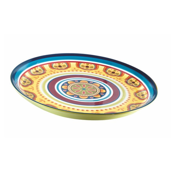 Tavă colorată din ceramică Brandani, ⌀ 40 cm