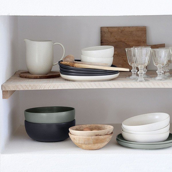 Bol de servire verde din gresie ø 25 cm Pacifica – Casafina-image-4