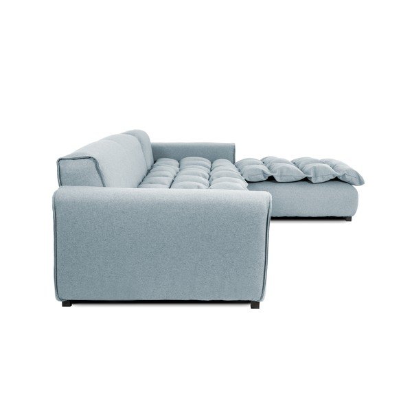 Canapea cu șezlong pe partea dreaptă Vivonita Cloud, albastru-image-3