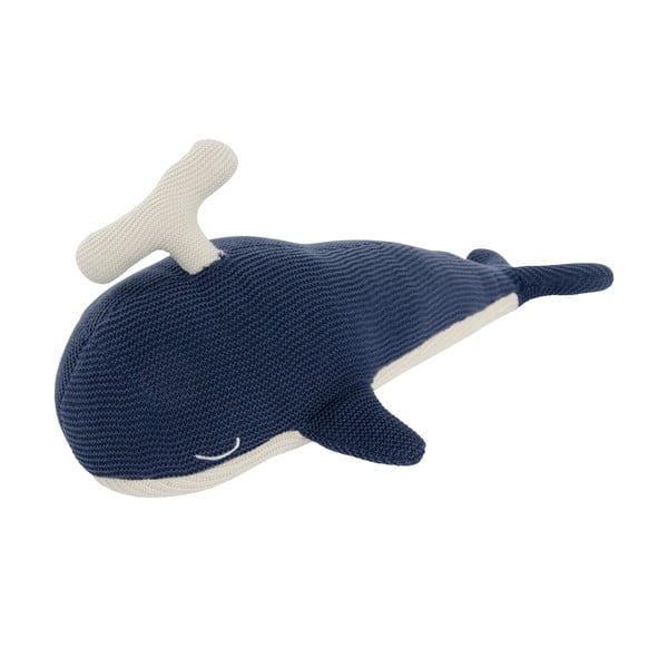 Jucărie Kindsgut Whale, albastru-alb