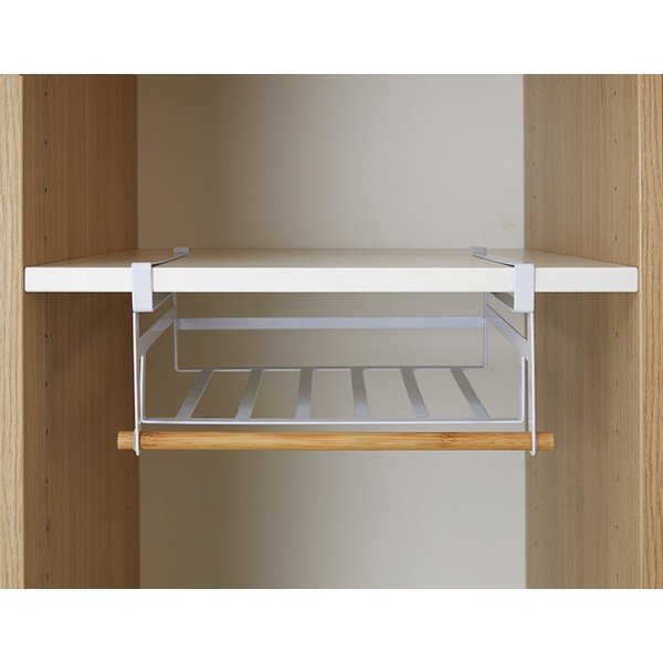 Raft de agățat în șifonier Compactor Under Shelf Basket Rail-image-1