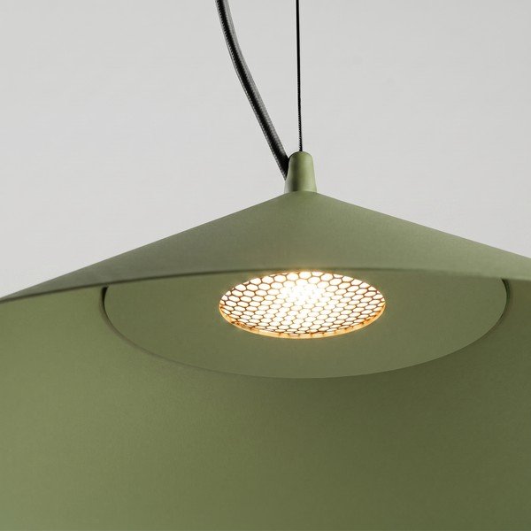 Lustră kaki LED din metal ø 50 cm FINT – Thoro-image-3