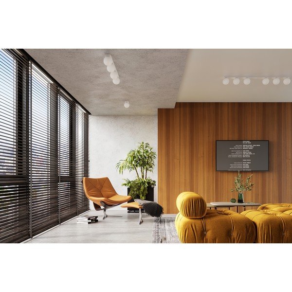 Plafonieră albă cu abajur din sticlă ø 12 cm Umerta – Sollux-image-4