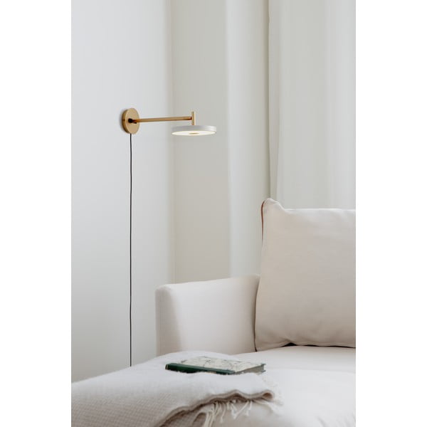 Aplică de perete argintie LED cu intensitate reglabilă ø 15 cm Asteria Wall Long – UMAGE-image-1