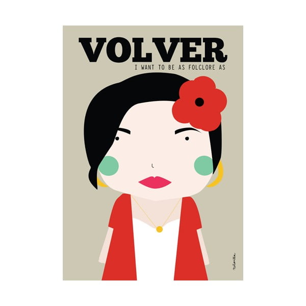 Poster NiñaSilla Volver, 21 x 42 cm