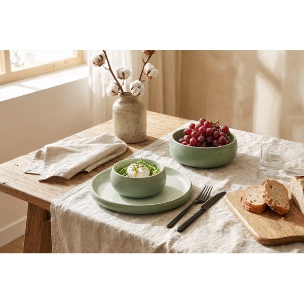 Serviciu de masă 3 buc. din gresie Aura Nomi – Bonami Selection-image-1