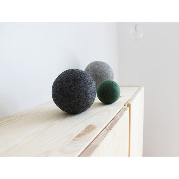 Set 3 mingii decorative din lână Wooldot Ball Set Forest