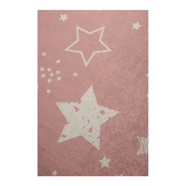 Covor copii Pink Stars, 100 x 160 cm-image-3